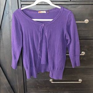 Purple Cardigan